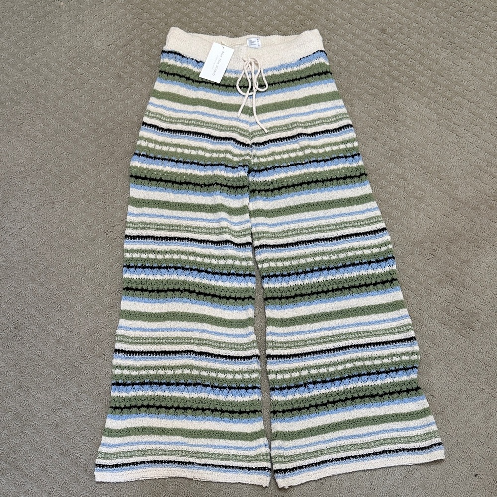 Addison Pant Sky Combo Knot Pant Size Medium